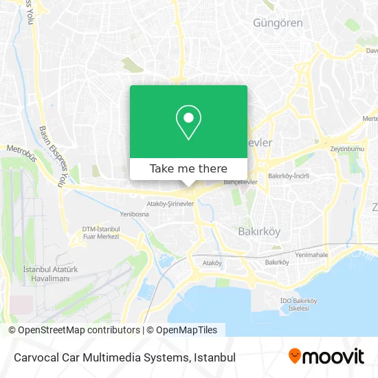 Carvocal Car Multimedia Systems map