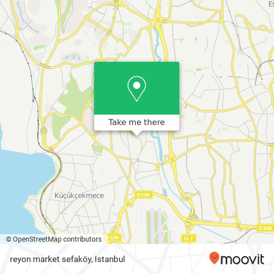 reyon market sefaköy map