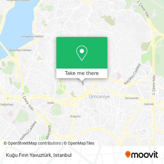 Kuğu Fırın Yavuztürk map