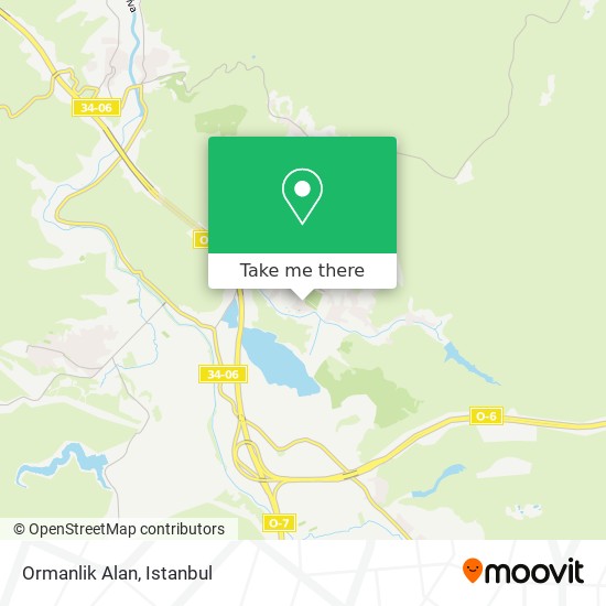 Ormanlik Alan map