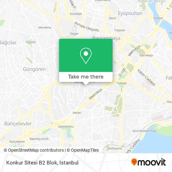 Konkur Sitesi B2 Blok map