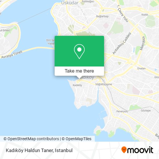 Kadıköy Haldun Taner map