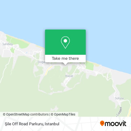 Şile Off Road Parkuru map