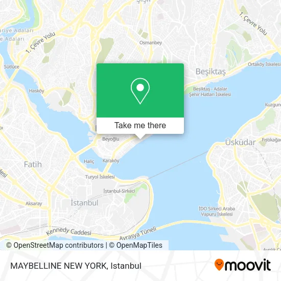 MAYBELLINE NEW YORK map