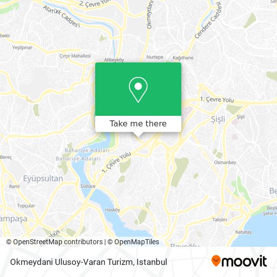 Okmeydani Ulusoy-Varan Turizm map