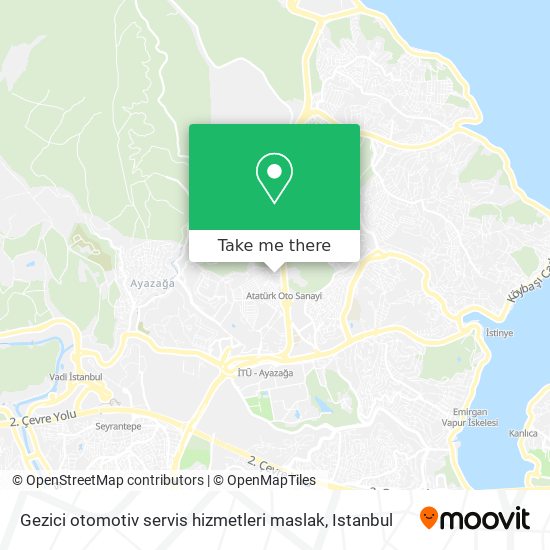 Gezici otomotiv servis hizmetleri maslak map