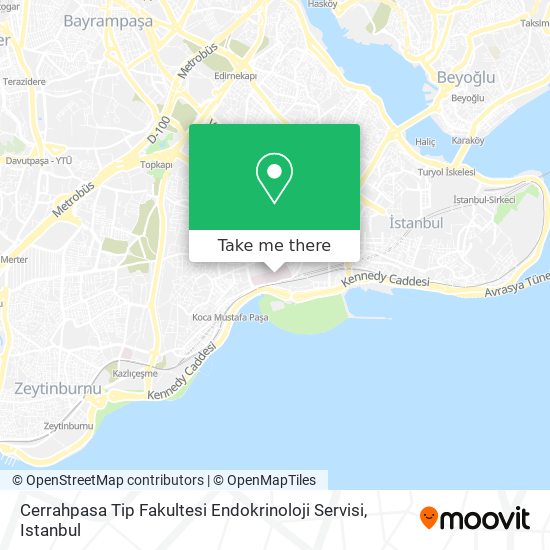 Cerrahpasa Tip Fakultesi Endokrinoloji Servisi map