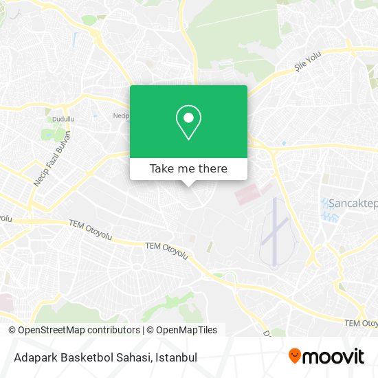 Adapark Basketbol Sahasi map