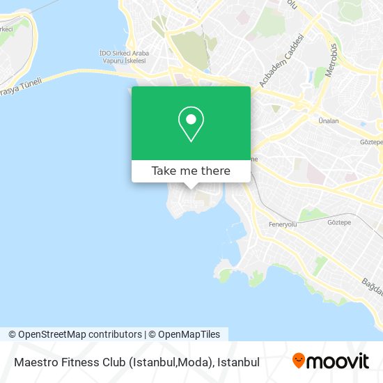 Maestro Fitness Club (Istanbul,Moda) map