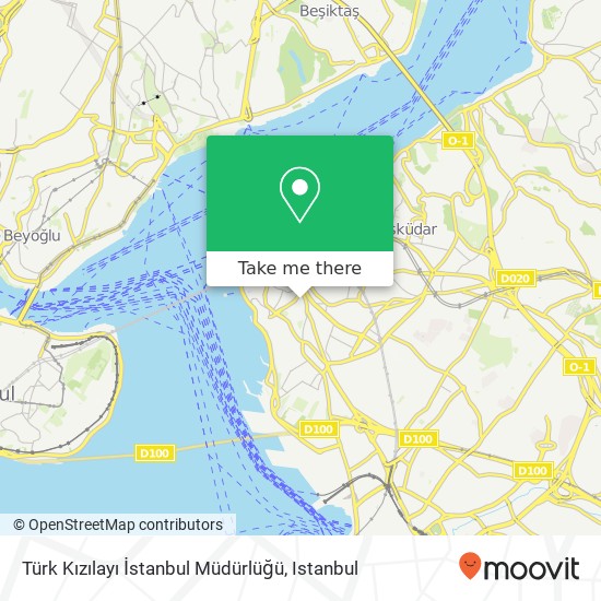Türk Kızılayı İstanbul Müdürlüğü map