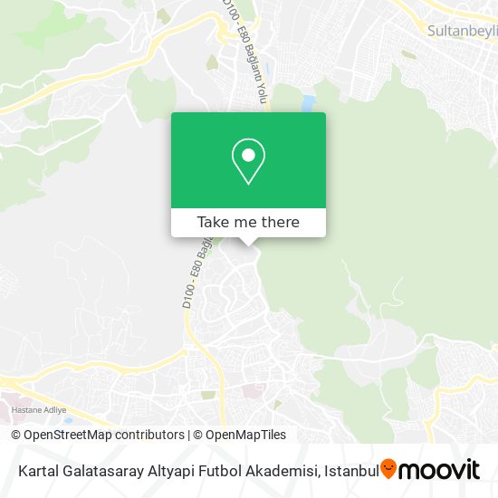 Kartal Galatasaray Altyapi Futbol Akademisi map