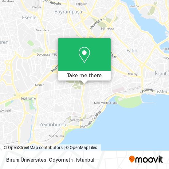 Biruni Üniversitesi Odyometri map