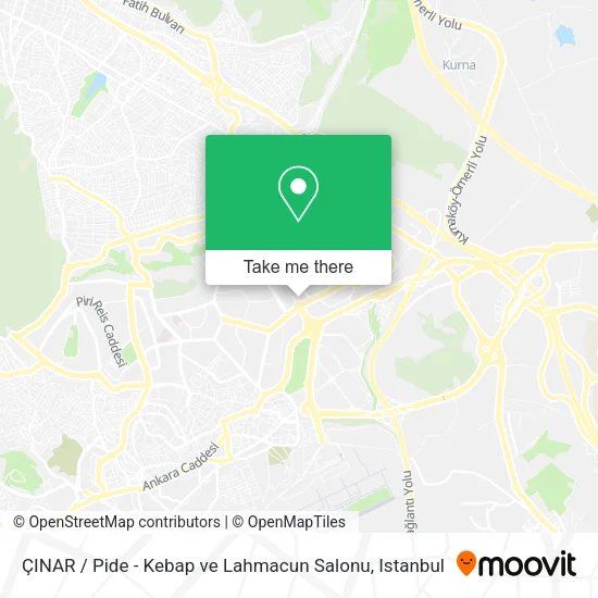 ÇINAR / Pide - Kebap ve Lahmacun Salonu map