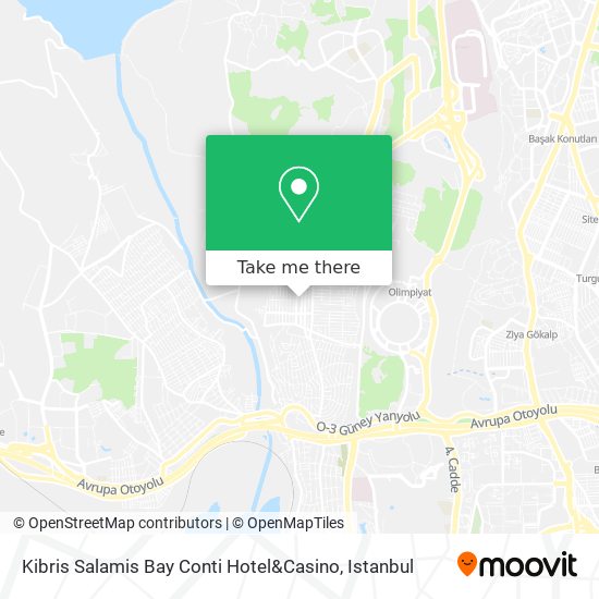 How To Get To Kibris Salamis Bay Conti Hotel Casino In Basaksehir By Bus Cable Car Or Metro