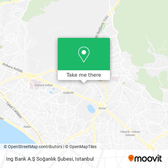 Ing Bank A.Ş Soğanlık Şubesi map