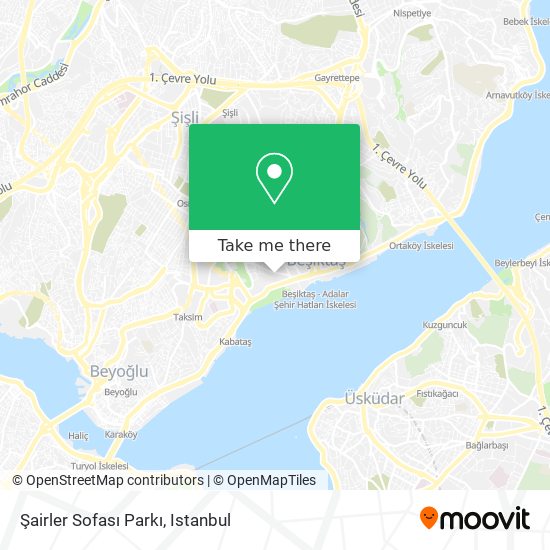 Şairler Sofası Parkı map