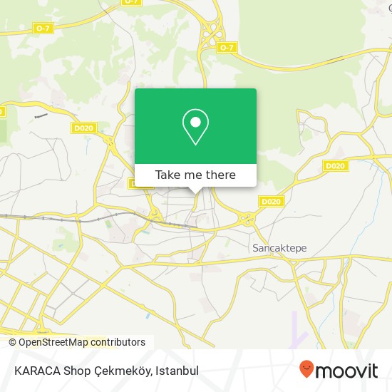 KARACA Shop Çekmeköy map