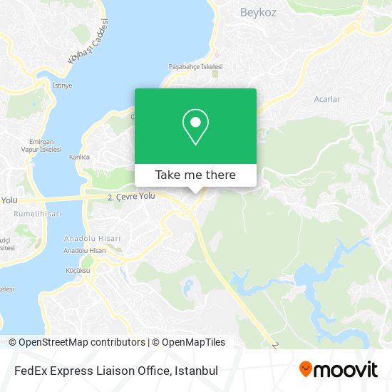 FedEx Express Liaison Office map