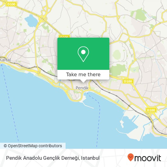 Pendik Anadolu Gençlik Derneği map