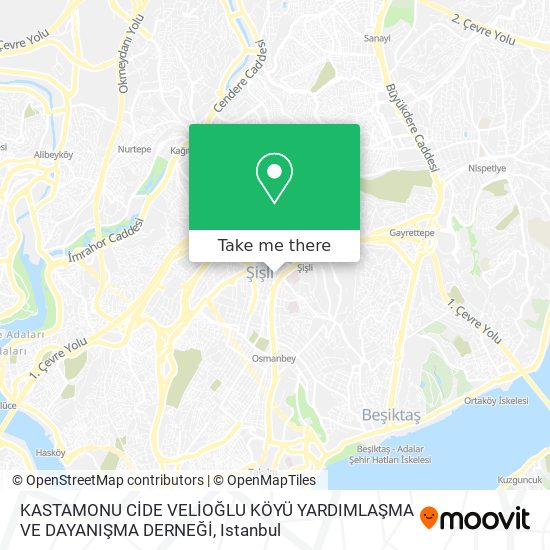 KASTAMONU CİDE VELİOĞLU KÖYÜ YARDIMLAŞMA VE DAYANIŞMA DERNEĞİ map