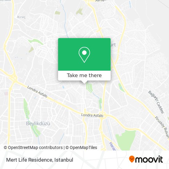 Mert Life Residence map