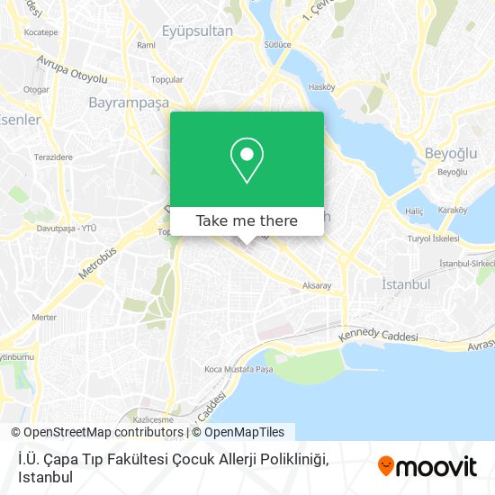 İ.Ü. Çapa Tıp Fakültesi Çocuk Allerji Polikliniği map