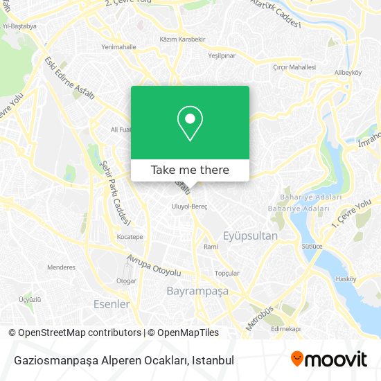 Gaziosmanpaşa Alperen Ocakları map