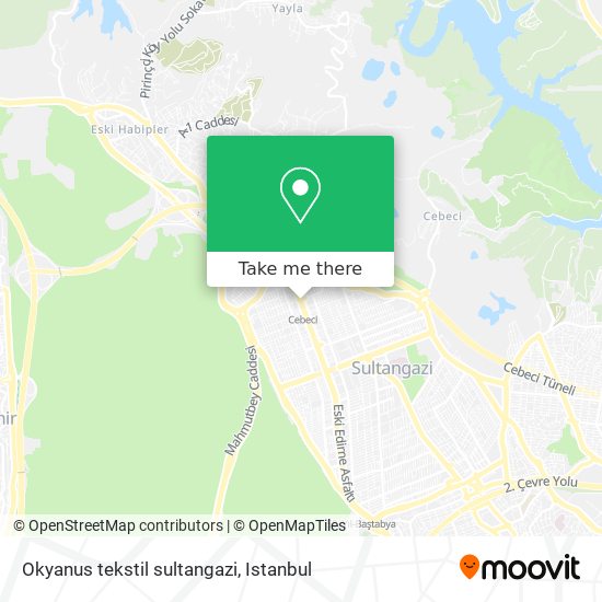 Okyanus tekstil sultangazi map