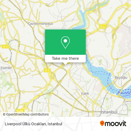 Liverpool Ülkü Ocakları map