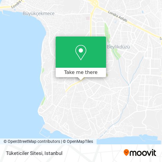 Tüketiciler Sitesi map