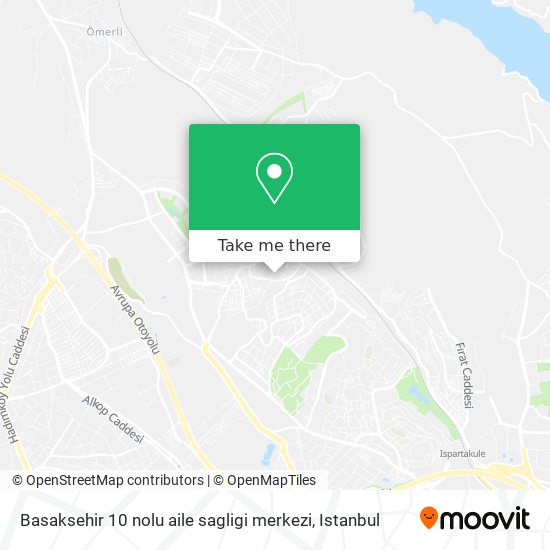 Basaksehir 10 nolu aile sagligi merkezi map