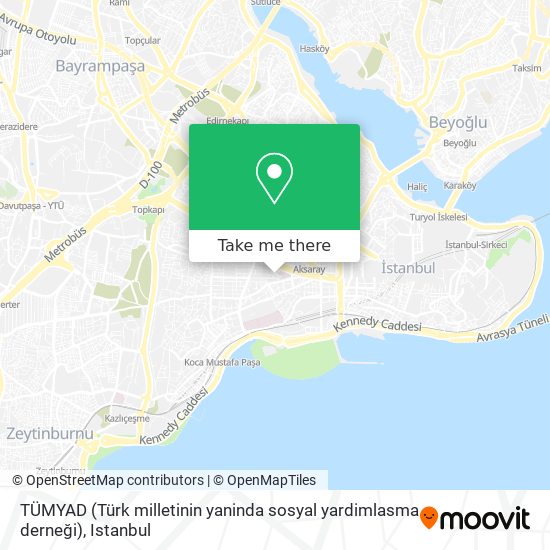 TÜMYAD (Türk milletinin yaninda sosyal yardimlasma derneği) map