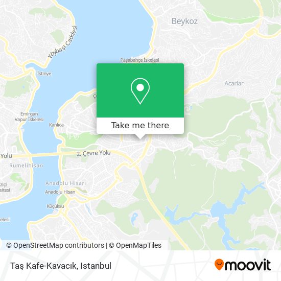 Taş Kafe-Kavacık map