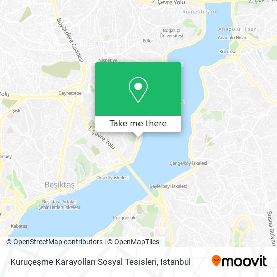 Kuruçeşme Karayolları Sosyal Tesisleri map