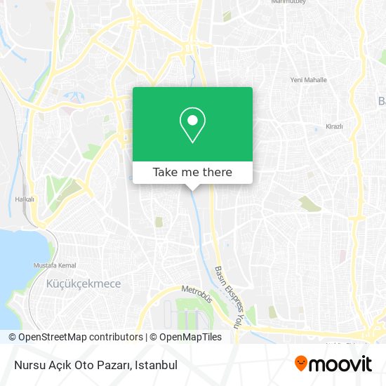 Nursu Açık Oto Pazarı map