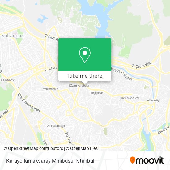 Karayolları-aksaray Minibüsü map