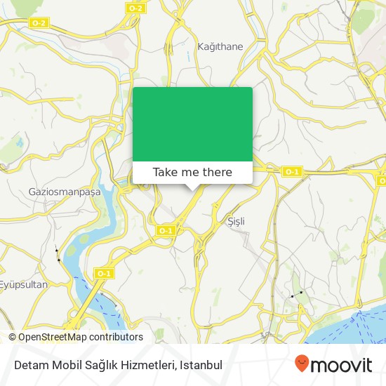 Detam Mobil Sağlık Hizmetleri map