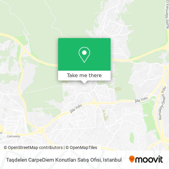 Taşdelen CarpeDiem Konutları Satış Ofisi map