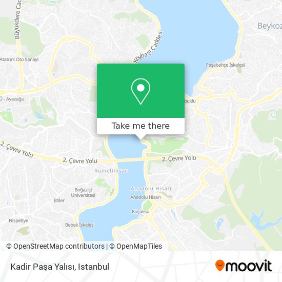 Kadir Paşa Yalısı map