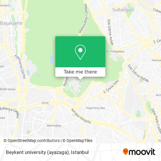 Beykent university (ayazaga) map