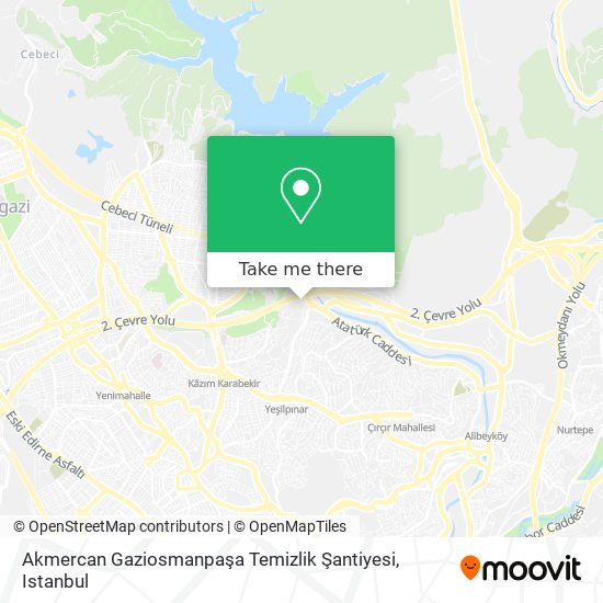 Akmercan Gaziosmanpaşa Temizlik Şantiyesi map