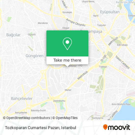 Tozkoparan Cumartesi Pazarı map