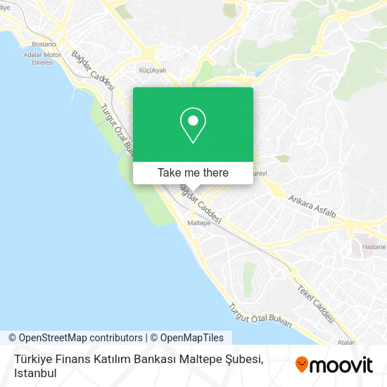 Türkiye Finans Katılım Bankası Maltepe Şubesi map