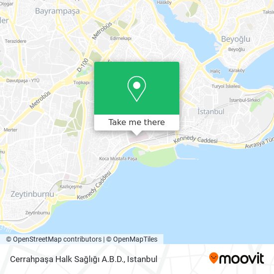 Cerrahpaşa Halk Sağlığı A.B.D. map