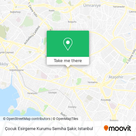 Çocuk Esirgeme Kurumu Semiha Şakir map