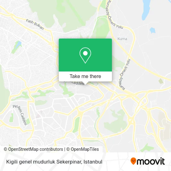 Kigili genel mudurluk  Sekerpinar map