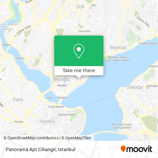 Panorama Apt Cihangir map