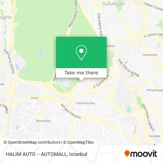HALİM AUTO -- AUTOMALL map