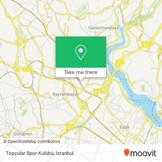 Topçular Spor Kulübü map