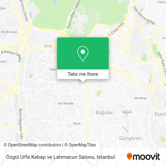 Özgül Urfa Kebap ve Lahmacun Salonu map